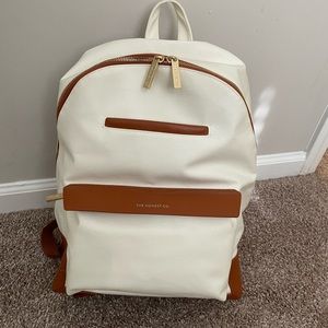 Cream diaper bag from honest company. Never used